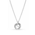 Collar Circulos Plateados