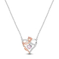 Collar Corazon & Rosa