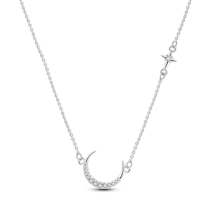 Collar Luna Diamantada