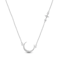 Collar Luna Diamantada