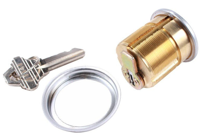 Commercial Door Cylinder with Key - 1 - 1/4" Length - Reflect Window & Door