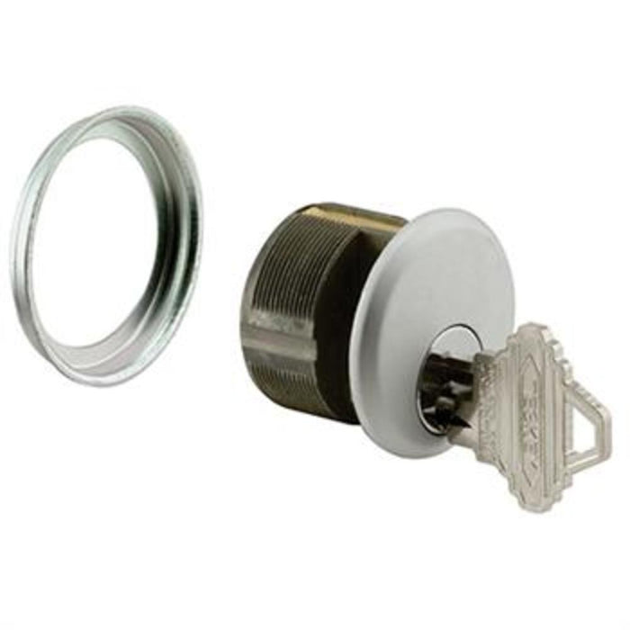 Commercial Grade Satin Aluminum Cylinder Lock with Key - Reflect Window & Door