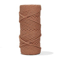 COTTON ROPE ZERO WASTE 5 MM - 3 PLY - CANYON COLOR