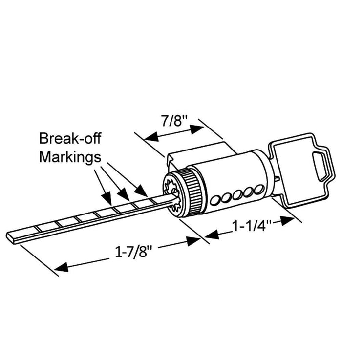 Sliding Glass Patio Door Lock – Cylinder Replacement - Reflect Window & Door
