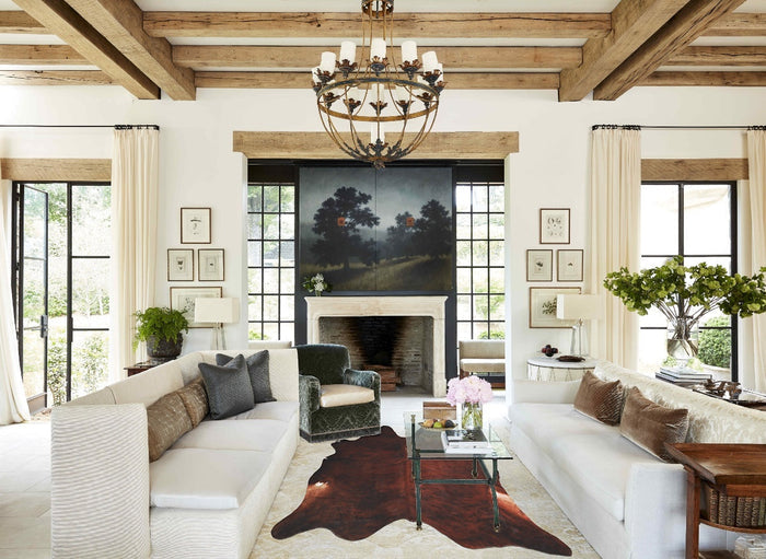 Dark Brindle Cowhide Rug #A34380