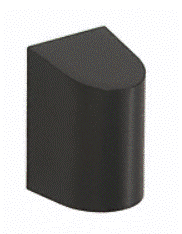 Commercial Door Dark Bronze Offset Bottom Door Pivot Set Flush with Frame Face - Reflect Window & Door