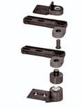 Commercial Store Front Door Dark Bronze Offset Pivot Set for Aluminum Doors - Reflect Window & Door