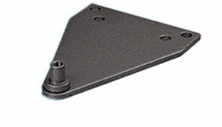 Commercial Store Front Door Dark Bronze Parallel Arm Bracket For Surface Mount Door Closers - Reflect Window & Door