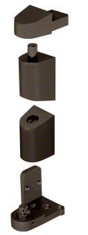 Dark Bronze Right Hand Pivot Set for Commercial Doors - Reflect Window & Door