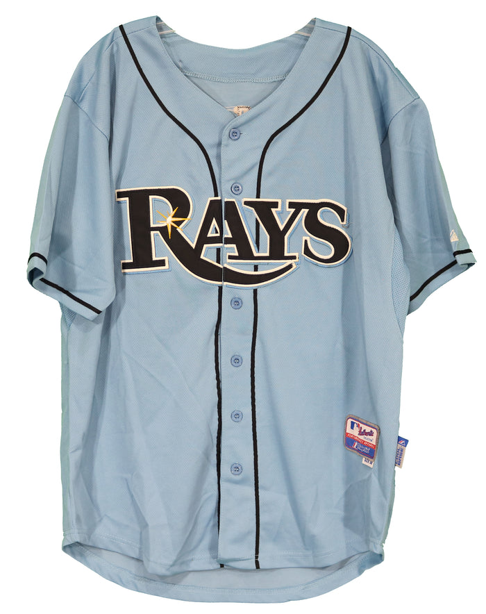 David Price Tampa Bay Rays Signed Autographed Light Blue #14 Jersey JSA COA