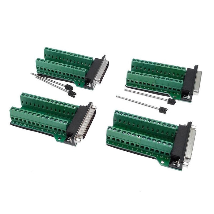 DB25 25pin Adapter RS232 Serial Signals Terminal Module Interface Converter To Terminal DB25 Connector Male Female D sub.
