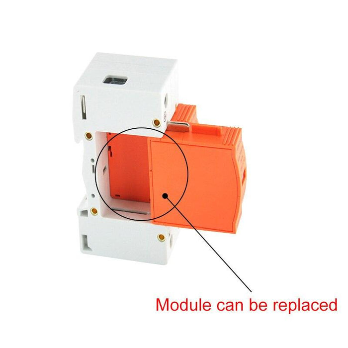 DC Surge Protector PV SPD 500V 800V 1000V System Used 20KA 40KA 60KA SPD 2 Poles 3P With PE Lightning Protect  Wind Generator.