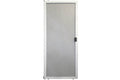 Do - It - Yourself White Sliding Screen Door Kit - 46 - 5/8" to 49 - 3/8" x 80" - Heavy Duty with Lock - Reflect Window & Door