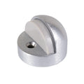 Dome High Profile Floor Door Stop in Brushed Aluminum - Reflect Window & Door