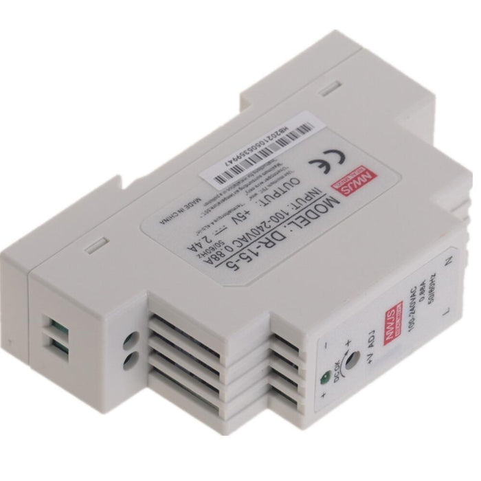 DR-15 15W Single Output 5V 12V 15V 24V Din Rail Switching Power Supply Electronics Din Rail Switching Type Industrial.