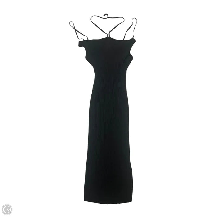 Dress Party Midi By Andreadamo In Black, Size: L