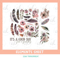 EL48 ~ Good Day for a Good Day ~ UV DTF Element Sheet