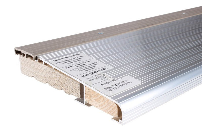 Entry Door 36" Inswing Aluminum MF Vinyl Top Tan Sill System – Replacement Inswing Door Sill - Reflect Window & Door