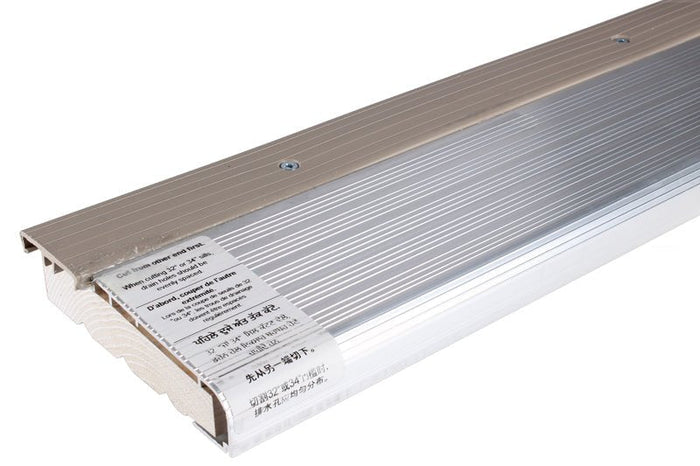 Entry Door 36" Inswing Aluminum Tan Vinyl Top Sill System – Replacement Inswing Door Sill - Reflect Window & Door