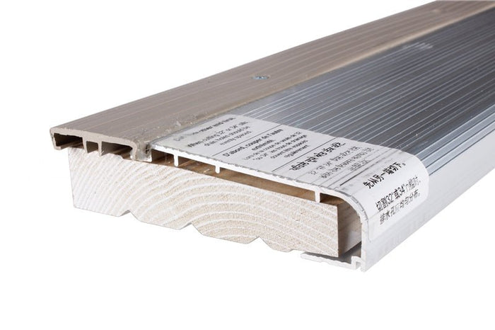 Entry Door 36" Inswing Aluminum Tan Vinyl Top Sill System – Replacement Inswing Door Sill - Reflect Window & Door