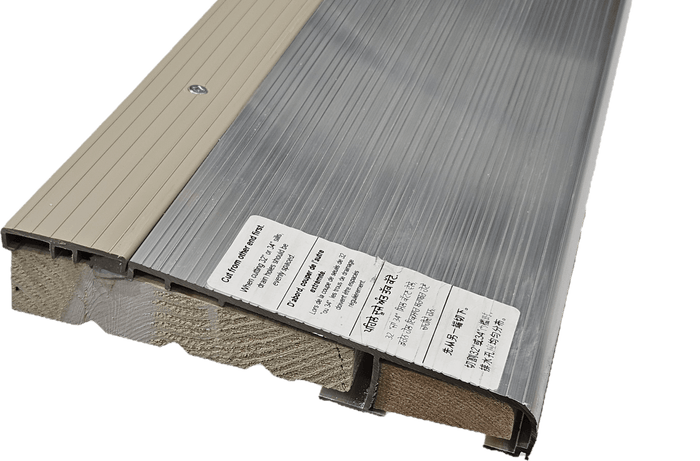 Entry Door 7 - 1/4" Inswing Aluminum Tan Vinyl Top Sill System - 36" Replacement Door Sill - Reflect Window & Door