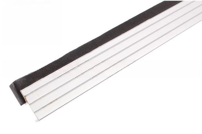 Entry Door Aluminum & Neoprene Weatherstrip – 7 Ft Replacement Door Seal for Weatherproofing - Reflect Window & Door