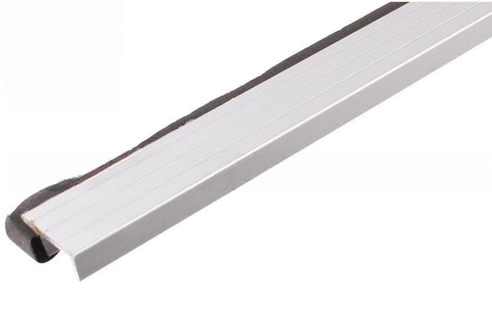 Entry Door Aluminum & Neoprene Weatherstrip – 7 Ft Replacement Door Seal for Weatherproofing - Reflect Window & Door