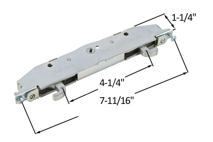 Sliding Glass Door Double - Hook Mortise Security Lock – Heavy - Duty Patio Door Lock - Reflect Window & Door
