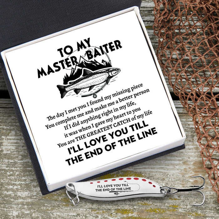 Fishing Spoon Lure - Fishing - To My Master Baiter - You Are The Greatest Catch - Gfaa26001