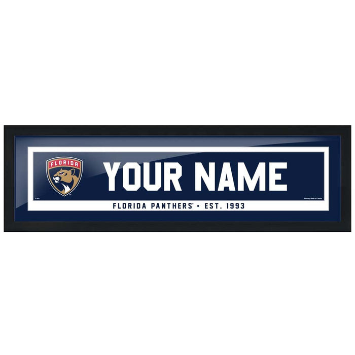 Florida Panthers - 6x22 Team Personalized Pic Frame