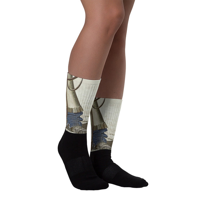 Genesis Fear Thou Not - Black foot socks