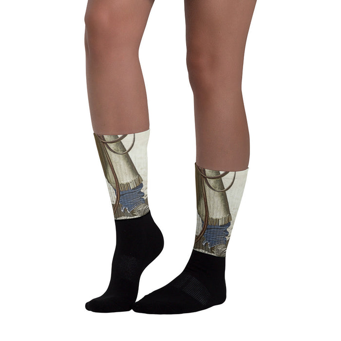 Genesis Fear Thou Not - Black foot socks