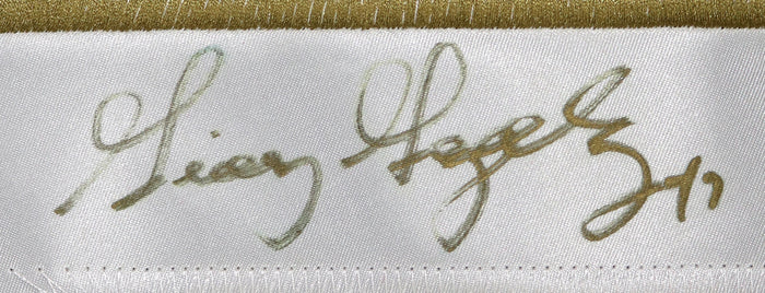Gio Gonzalez Washington Nationals Signed Autographed Red #47 Jersey Gold Auto JSA COA