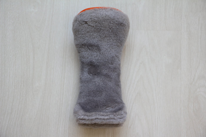 Gray and Orange Piping Hybrid Cover
