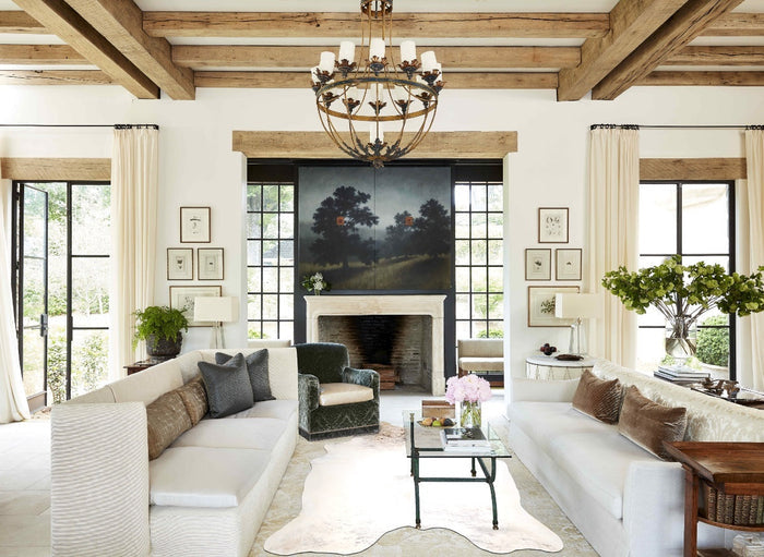 Grey Brindle Cowhide Rug #A34314