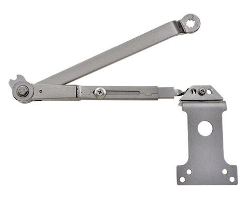 Heavy - Duty Aluminum Commercial Door Posi - Hold Open Arm - Reflect Window & Door