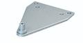 Commercial Store Front Door Satin Aluminum Parallel Arm Bracket For Surface Mount Door Closers - Reflect Window & Door