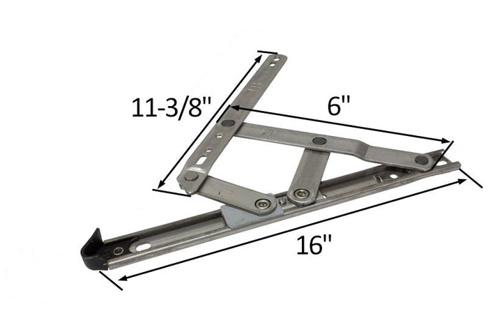 Heavy Duty Storm Hinges - 16 inches length - Reflect Window & Door