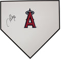 Hector Santiago Los Angeles Angels Signed Autographed Baseball Home Plate JSA COA