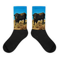 I Dare You - Black foot socks