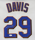 Ike Davis New York Mets Signed Autographed White #29 Jersey JSA COA