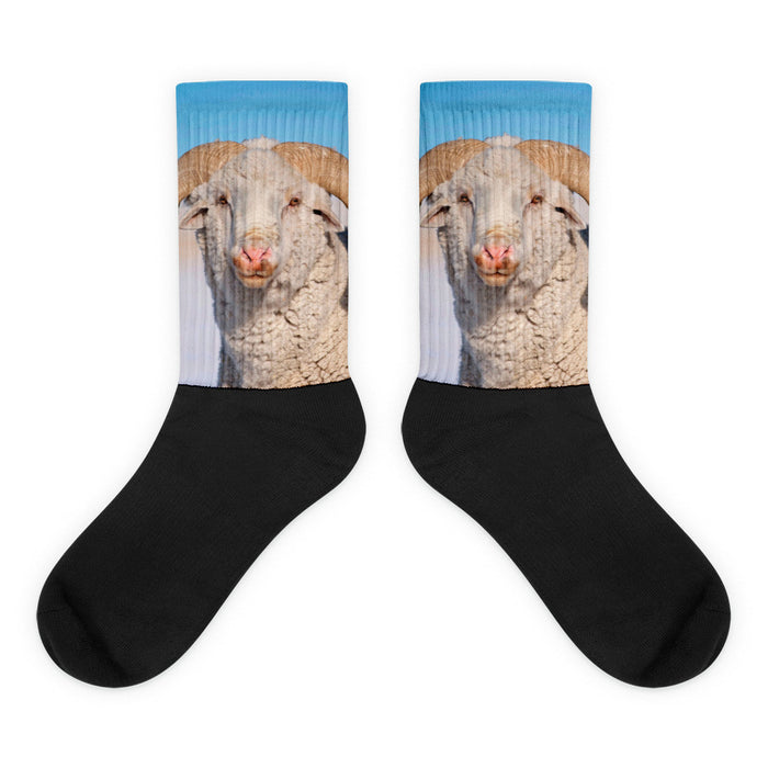 In Charge - Black foot socks