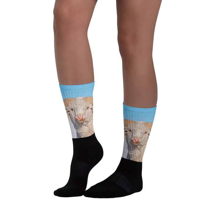 In Charge - Black foot socks