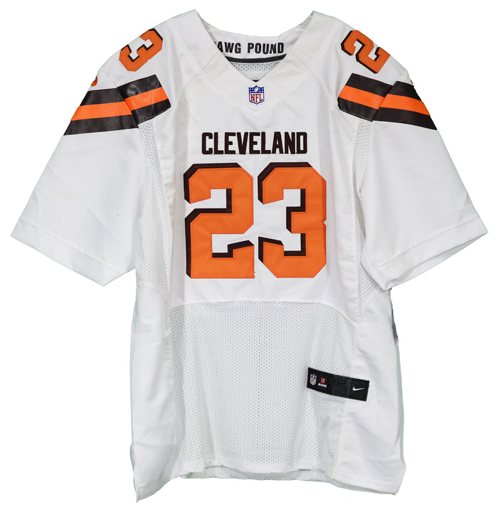 Joe Haden Cleveland Browns Signed Autographed White #23 Jersey Size 52 JSA COA