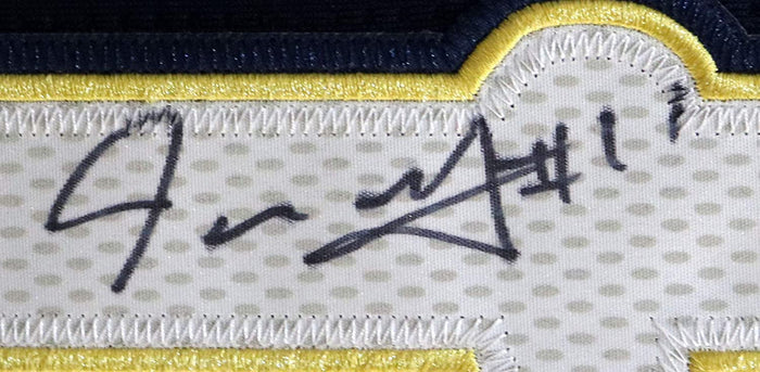 Jrue Holiday New Orleans Pelicans Signed Autographed Blue #11 Jersey JSA COA