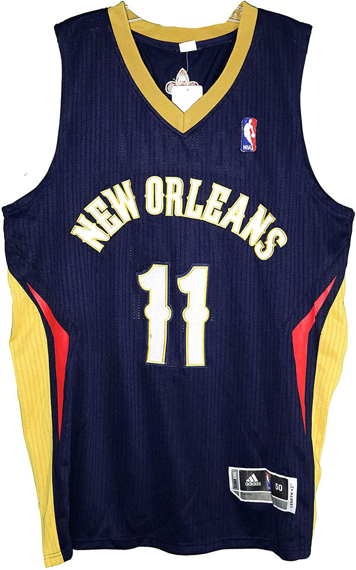 Jrue Holiday New Orleans Pelicans Signed Autographed Blue #11 Jersey JSA COA