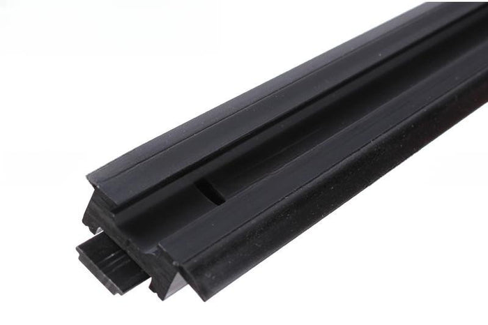 Kawneer Black 48" Commercial Storefront Door Sweep – Weatherproof Seal - Reflect Window & Door