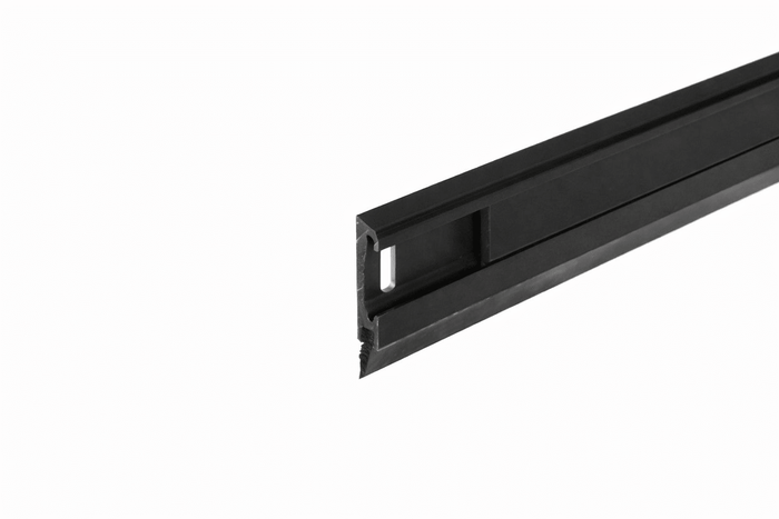 Kawneer Black Door Sweep with Slide Cover – 35" Replacement Bottom Seal - Reflect Window & Door