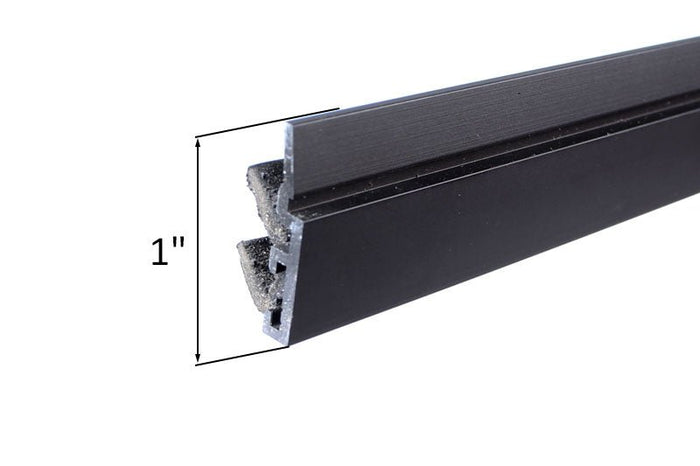 Kawneer Bronze Glazing Stop with Weatherstripping for Commercial Doors - Reflect Window & Door