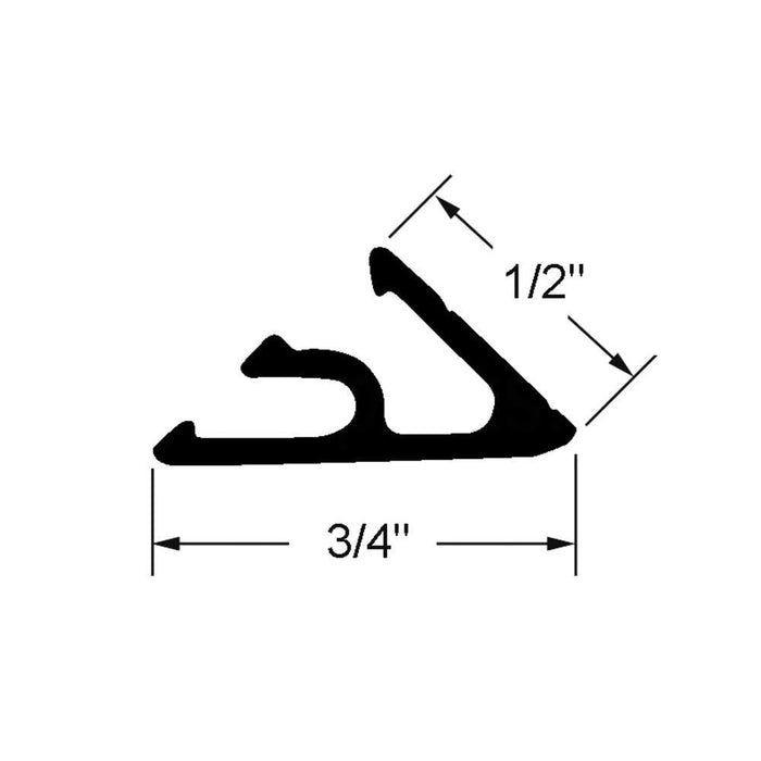 Kawneer Commercial Anodized Aluminum Door Stop - 3/4" - Reflect Window & Door
